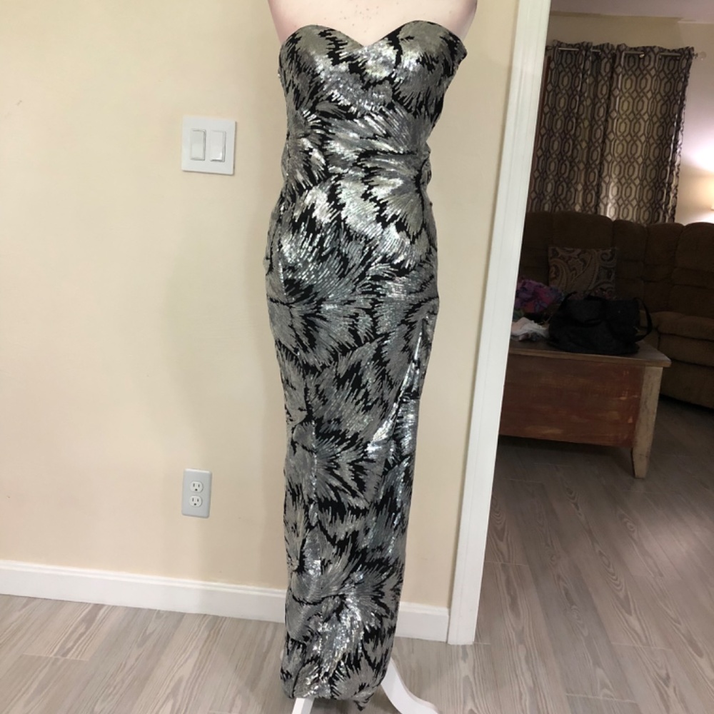 Strapless sequins - Picture 6 of 8